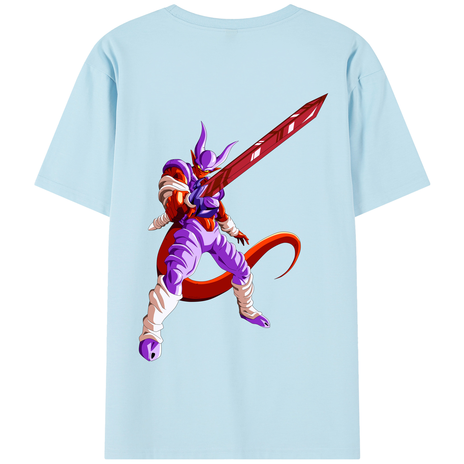 （画像用） ドラゴンボール ジャネンバ DRAGON BALL Janemba 綿100％半袖Tシャツ（背面プリント）
